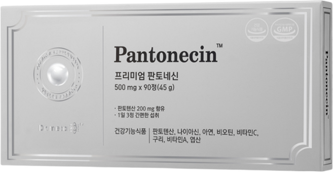 닥터메타 프리미엄 판토네신 / 판토텐산 영양제 비타민 B5, 2개, 90정
