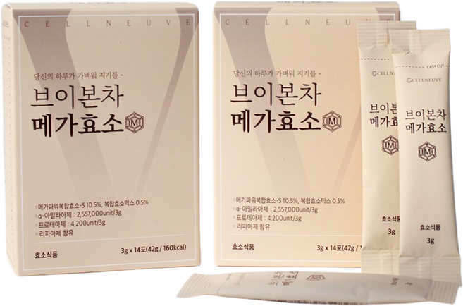 셀뉴브 브이본차 메가효소 14p, 42g, 2개