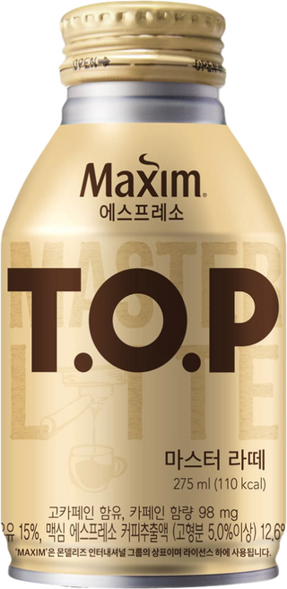 티오피 마스터 라떼, 275ml, 12개