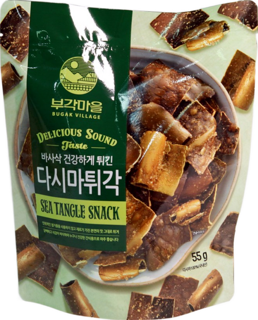 부각마을 부각시리즈 다시마튀각 55g, 10개