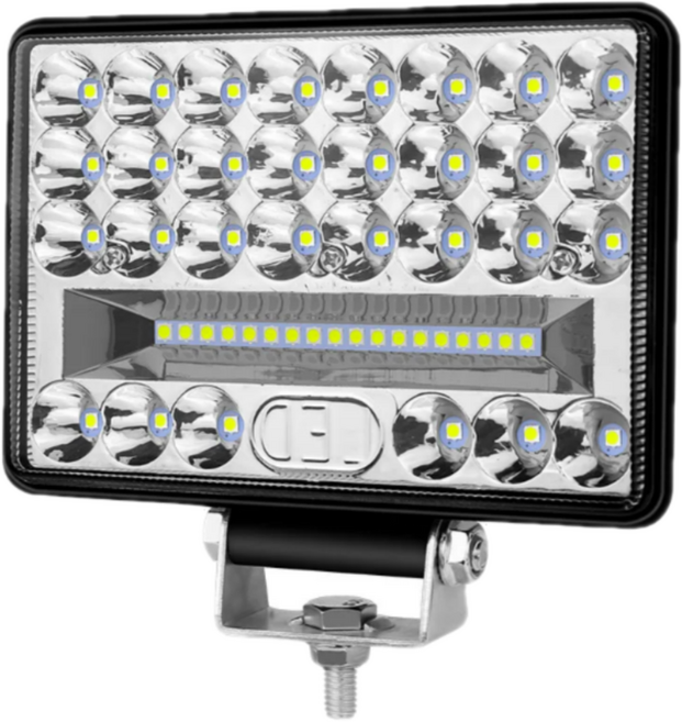 대신스토어 48LED144W고출력 LED조명 써치라이트 방수IP67 화물트럭 낚시등 집어등 지게차 트랙터 포크레인 해루질 차폭등 작업등 다양한용도 DC 12-24V전용, 2개