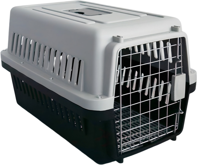 딩동펫 반려동물 에어켄넬, 블랙, 1개