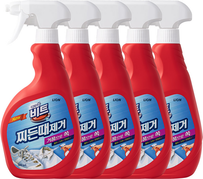 비트 찌든때 제거제, 5개, 500ml