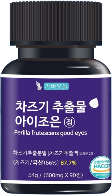 차즈기 추출물 국내산 차조기 90정, 1개