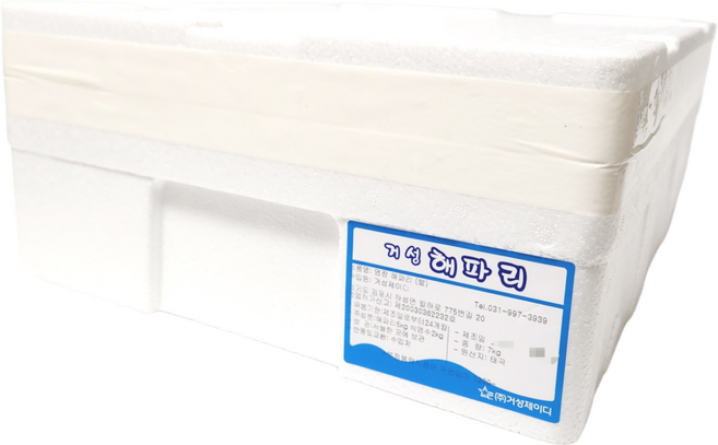 해파리발 (머리) 7kg 무염(실량5kg식염수2kg)해파리냉채 해파리채 대용량 업소용, 1개