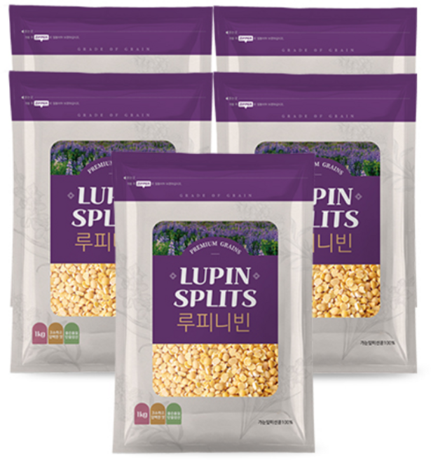 고단백 저당 최상급 루피니빈 1kgX5봉 (호주산), 1kg, 5개