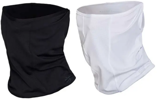 [국내제조] 세인트밀러 1+1 자외선 차단 쿨 골프 스포츠 마스크, white+black, 1개