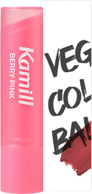 카밀 비건 컬러 립밤, 베리핑크, 4.2g, 3개