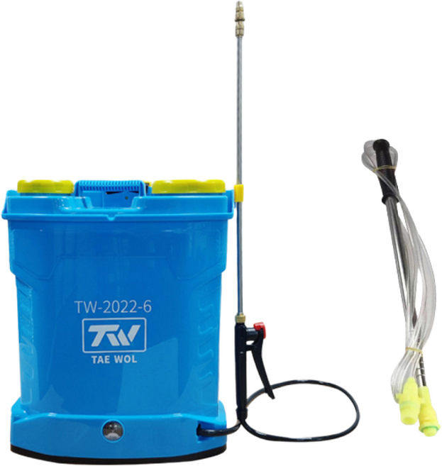 태월 리튬배터리 충전분무기 전동 농약분무기 살포기 (전동 자동 압축 살충제 배낭식 배부식) 20L KC인증, 1개, 혼합색상