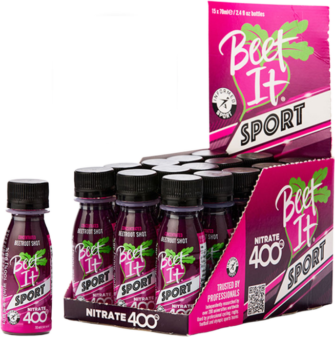 [아스트라 독점] 영국 직수입 퍼포먼스업 Beet it sport 비트잇 스포츠 N400 (27년 01월 01일 소비기한), 70ml, 15개