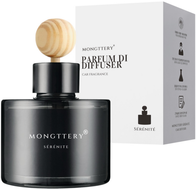 몽때리 세레니테 차량용 디퓨저 120ml, 피톤치드, 1개