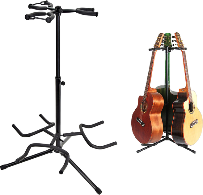 위고뮤직 RF-G31 3단 기타스탠드 통기타 받침대 거치대, 1개