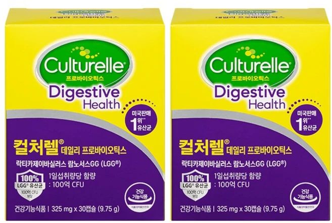 컬처렐 데일리 프로바이오틱스 30p, 30정, 2개 - 쿠팡