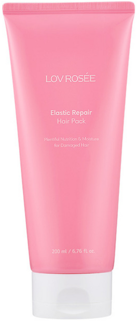 (핫딜/유통기한 28.07.25) 로브로제 엘라스틱 리페어 헤어팩 / 극손상모 단백질 트리트먼트, 200ml, 1개