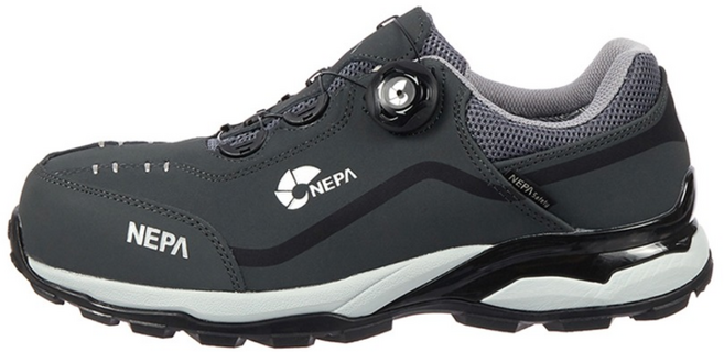 네파 안전화 NEPA GT-42 그레이 가벼운 4인치 다이얼 경량 작업화