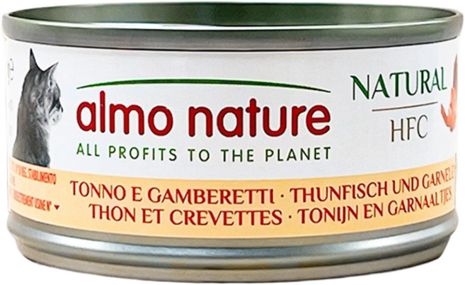 알모네이쳐 고양이 주식캔 습식사료 70g, 1개, 참치, 참치&새우 캔 70g