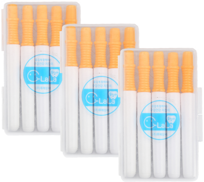 오랄라 치간칫솔 기본형 SS 0.8mm, 5개입, 3개