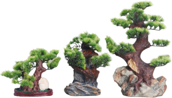 호가 소나무 해송 분재 조화 조화나무 인테리어 소품 장식, 소나무해송분재-소형, 1개