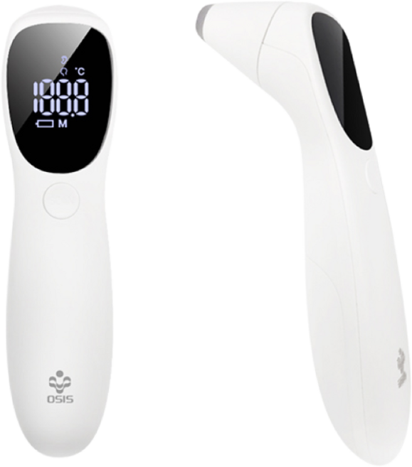 오시스 디지털 듀얼 비접촉 체온계 EISI-ODT-1A [2개], 2개
