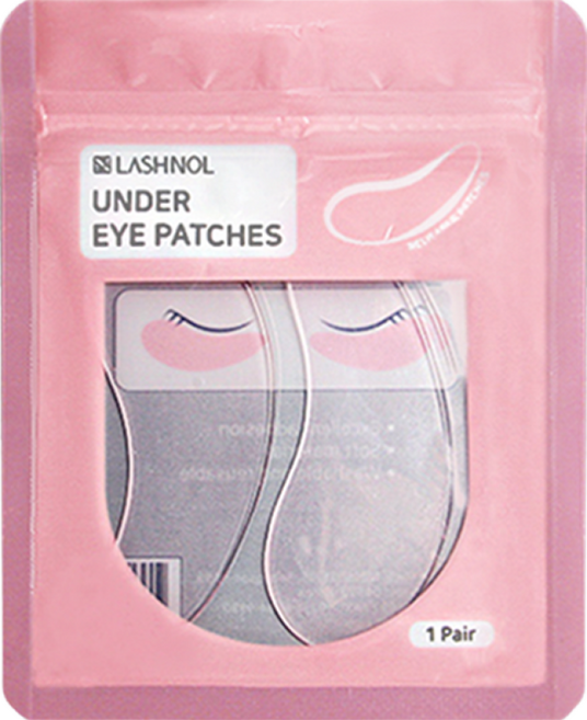 래쉬놀 속눈썹펌 래쉬 리프팅 연장 실리콘 언더 아이 패치 연화 롯드 재료 1쌍 (4개이상, 1개, 투명핑크