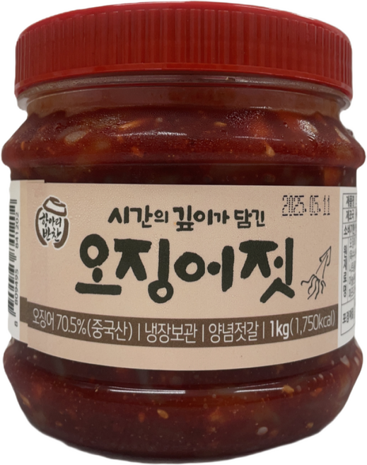 항아리반찬 오징어젓, 1개, 1kg