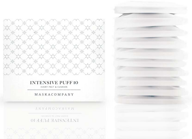 [본사직영] 마스카컴퍼니 인텐시브 5겹 항균 퍼프 메이크업 스펀지 10입 1박스