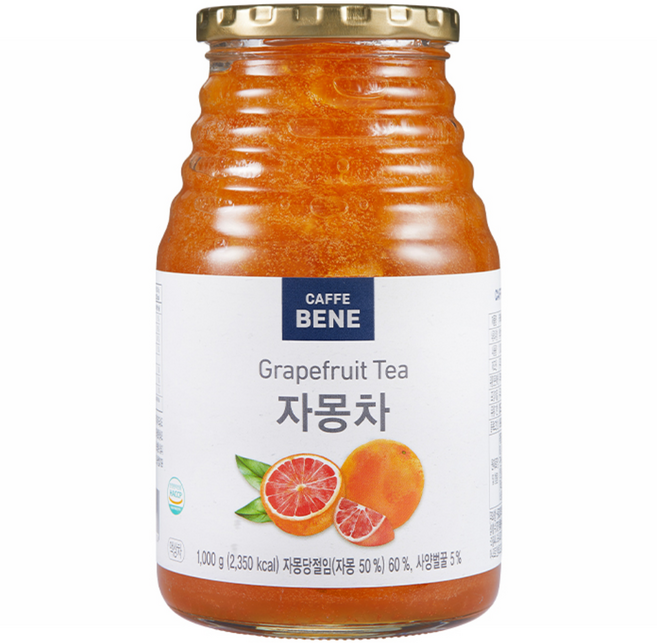카페베네 과일청 자몽차, 1개입, 1개, 1kg