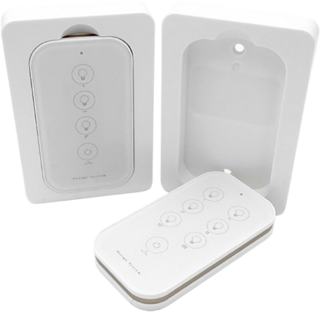 DS 무선스마트터치 리모컨 스위치 3채널 6채널 조명 전등 Mode Conversion, 단품)리모컨만 6채널