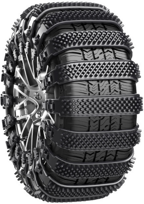 FATTYS 차량용 논슬립 케이블타이형 스노우체인, 20개