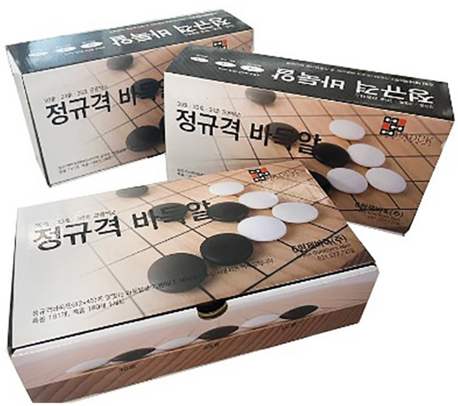 육형제바둑 형제 36호 바둑알, 혼합 색상, 1개