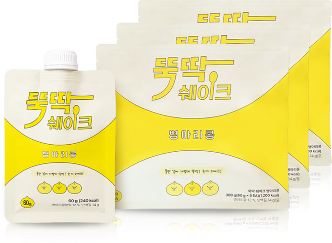 뚝딱쉐이크 병아리콩 3세트, 300g, 3개
