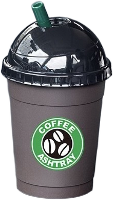 넘버링카 차량용 재떨이 냄새차단 차량 카페컵 재떨이, 1개