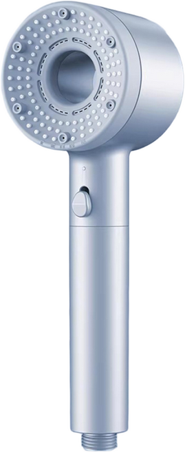 JINGHENG 가정용 수압상승샤워기헤드 필터 샤워기, 블루, 1세트