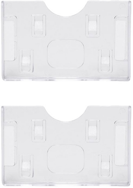 쿤스트마렌 투명 주차 카드 케이스 홀더, 2개, 가로형-테이프타입