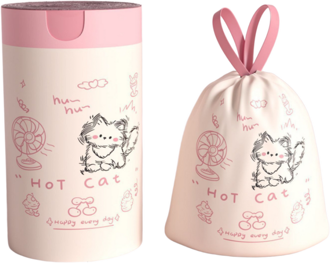 [당일출고] 두꺼운 손잡이 끈 쓰레기봉투 다용도 120매 음식물 차량용 쓰레기 봉투 고양이, 120개, 10L