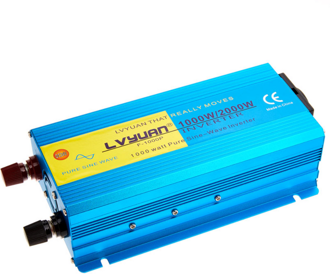 루앤 순수정현파 차량용 인버터 12V 220V 캠핑용 차박 한국형 KC인증, 블루 용량2000W 12V, 1개