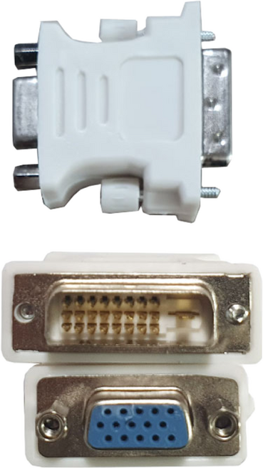 젠더 DVI-D(듀얼) to RGB 변환 젠더 DVI단자에 RGB케이블 연결 변환 모니터 젠더 24+1 DVIRGB, 1개