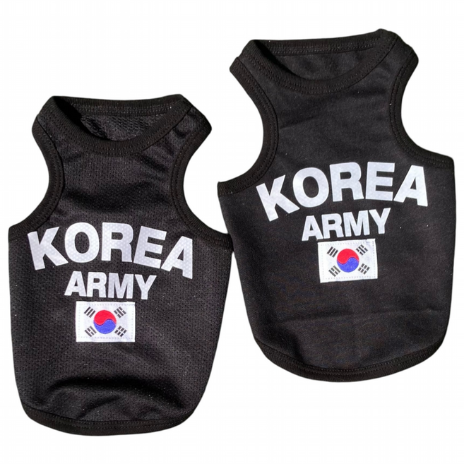 쏭바이펫 강아지 고양이 블랙 썸머 로카티 코리아 아미나시티 R.O.K.A S-3XL, 1개