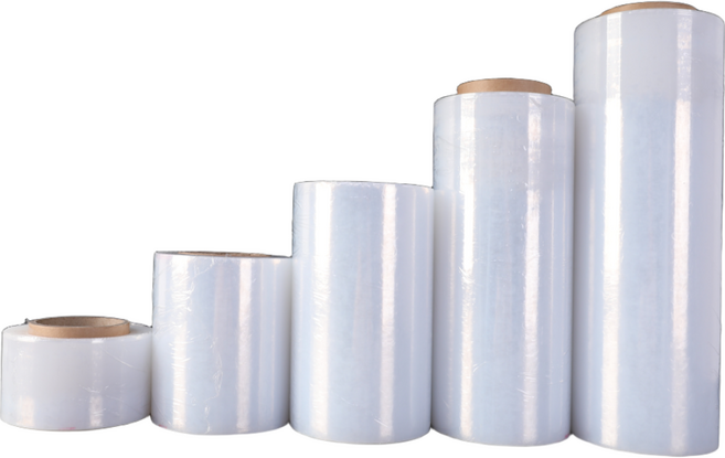 스트레치 필름 투명 30mic x 5cm 10cm 12.5cm 16.5cm 25cm 50cm 1재단 산업용 포장용 공업용 파렛트 랩, 5cm  x 10개(10등분)