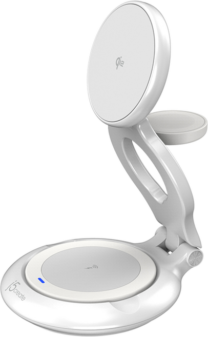 [j5create] JUPW3415 3in1 접이식 자석형 무선 충전 스테이션, 1개, 단품