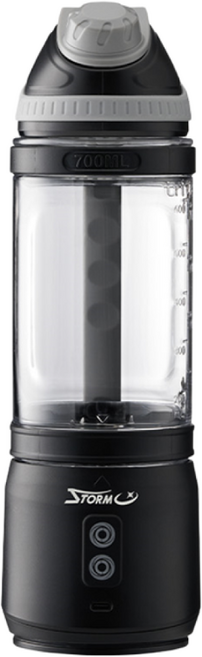 스톰 휴대용 무선 블렌더 700ml 대용량과 진짜 강력 파워 최초 양방향 회전 포터블 소형 믹서기 텀블러 WNSB-A11PRO, 단품, 블랙