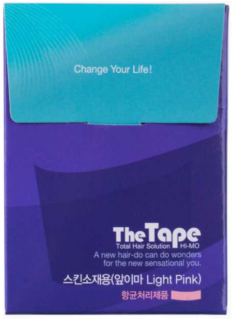 하이모 스킨 소재용 앞이마 가발 더테이프 40p, LightPink, 1개