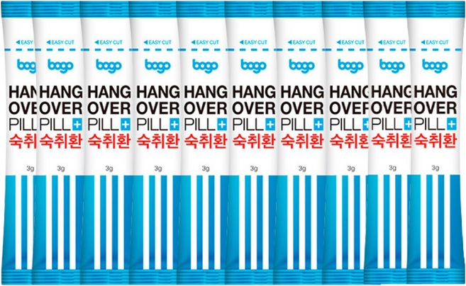 보고 숙취환 글루타치온 숙취해소 회식전후 간편섭취 피로회복 (실속형 비닐포장), 3g, 10개