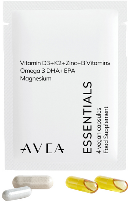 [AVEA] 아베아 에센셜 멀티비타민 오메가3 30포 / 스위스 제조 비건 오메가3 포함, 2개, 30회분