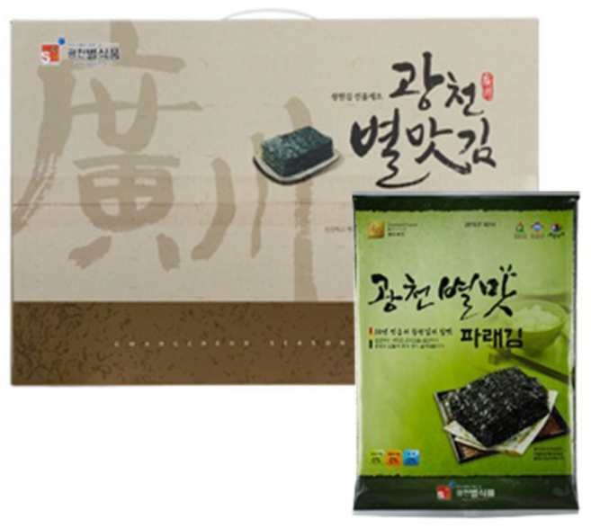 광천 별맛김 파래전장김 10봉/20봉/30봉, 30개, 20g
