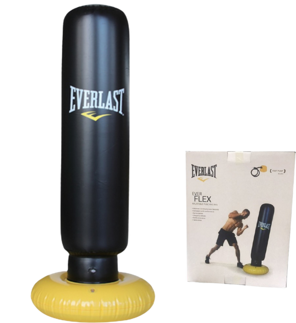 가정용 오뚜기 펀칭백 복싱 스탠드 에어 샌드백, 에버 플렉스 펀칭백(블랙)