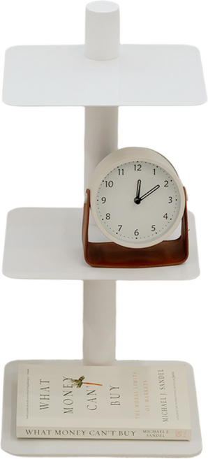 핀란디아 엘라인 스탠딩 3단 북선반, 화이트