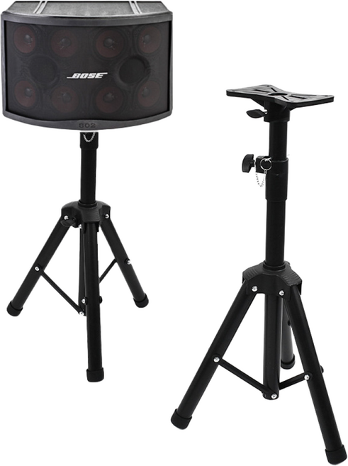 위고뮤직 HB-O5 스피커 스탠드 소형 60-120cm 받침대 거치대, 단품