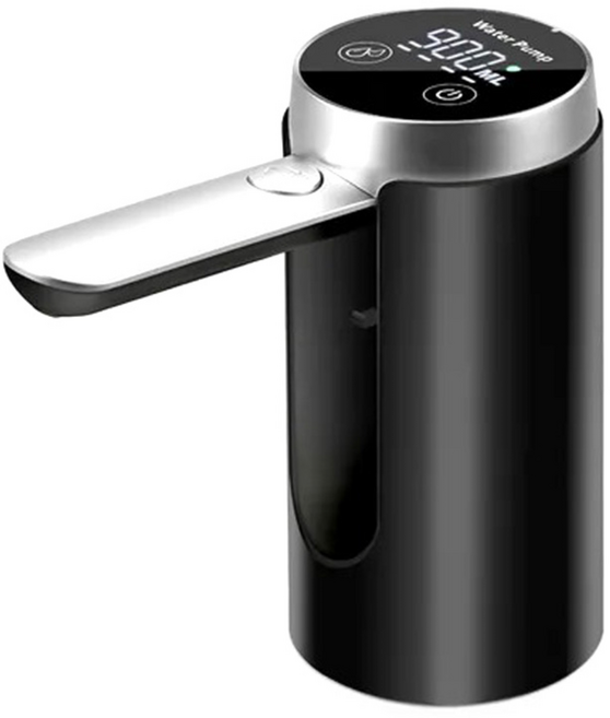 21세기트랜드 다이브 원터치 접이식 UV 자동 살균 캠핑 생수 펌프, 20L, 블랙, 1개