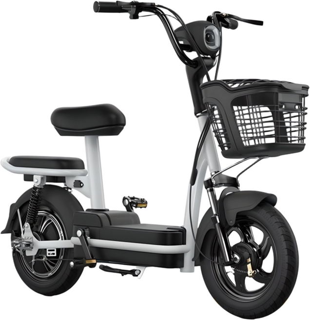 Bacicle 접이식 전기자전거 미니벨로 48V 15A 리튬 배터리 전동 출퇴근 배달, HD-블랙 15A 리튬배터리 48V 경량스틸